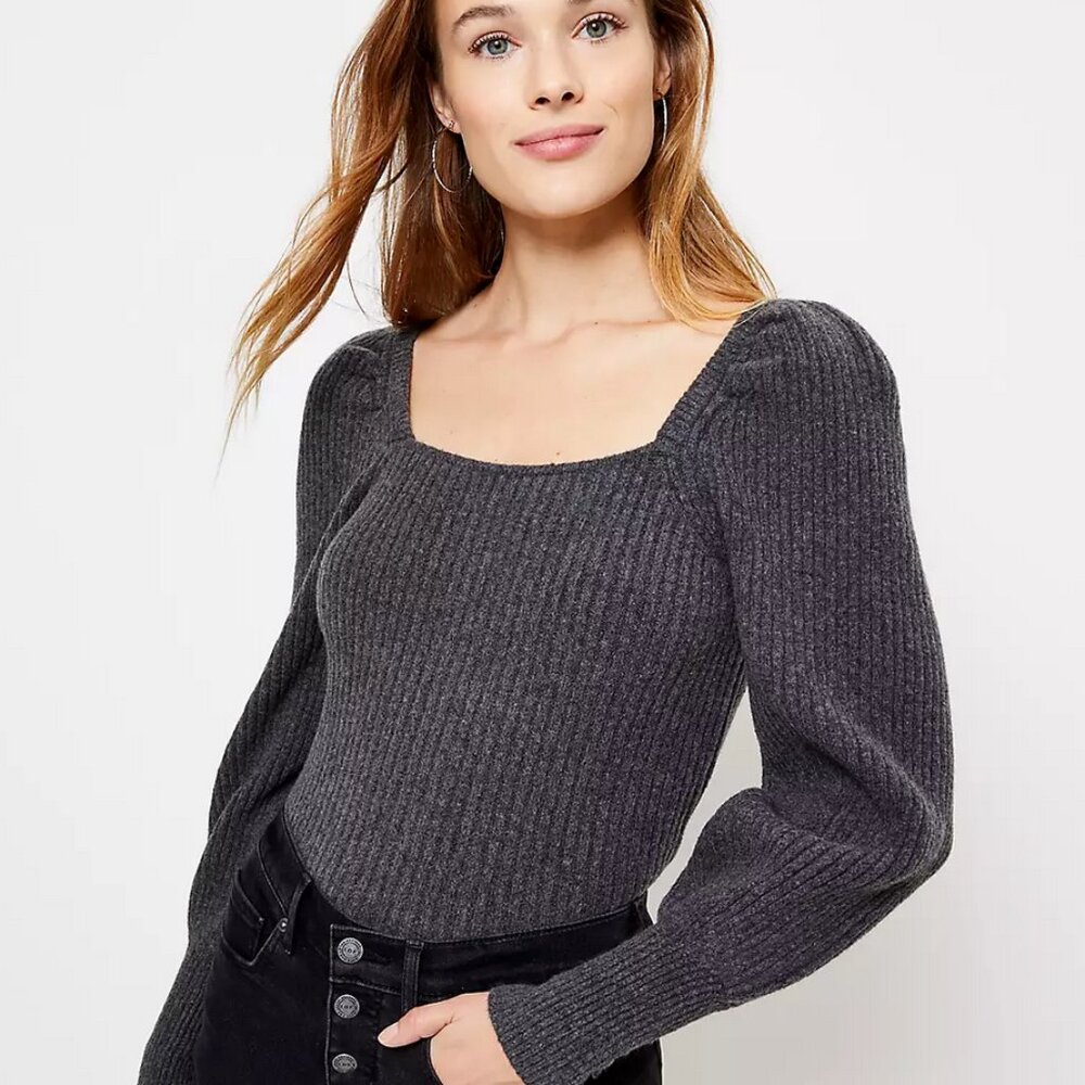 Loft Square Neck Sweater